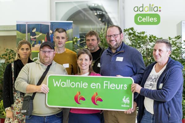 La commune de Celles a été labellisée pour la première fois et a reçu 2 fleurs.